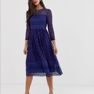 Premium Lace Midi Dress from ASOS